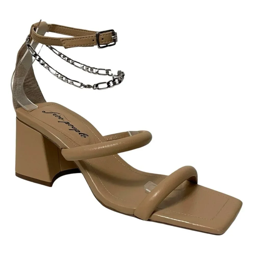NWOB FREE PEOPLE Parker Pillow Heels 38